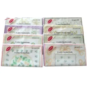 Ladies Printed Poly-Cotton Hankies