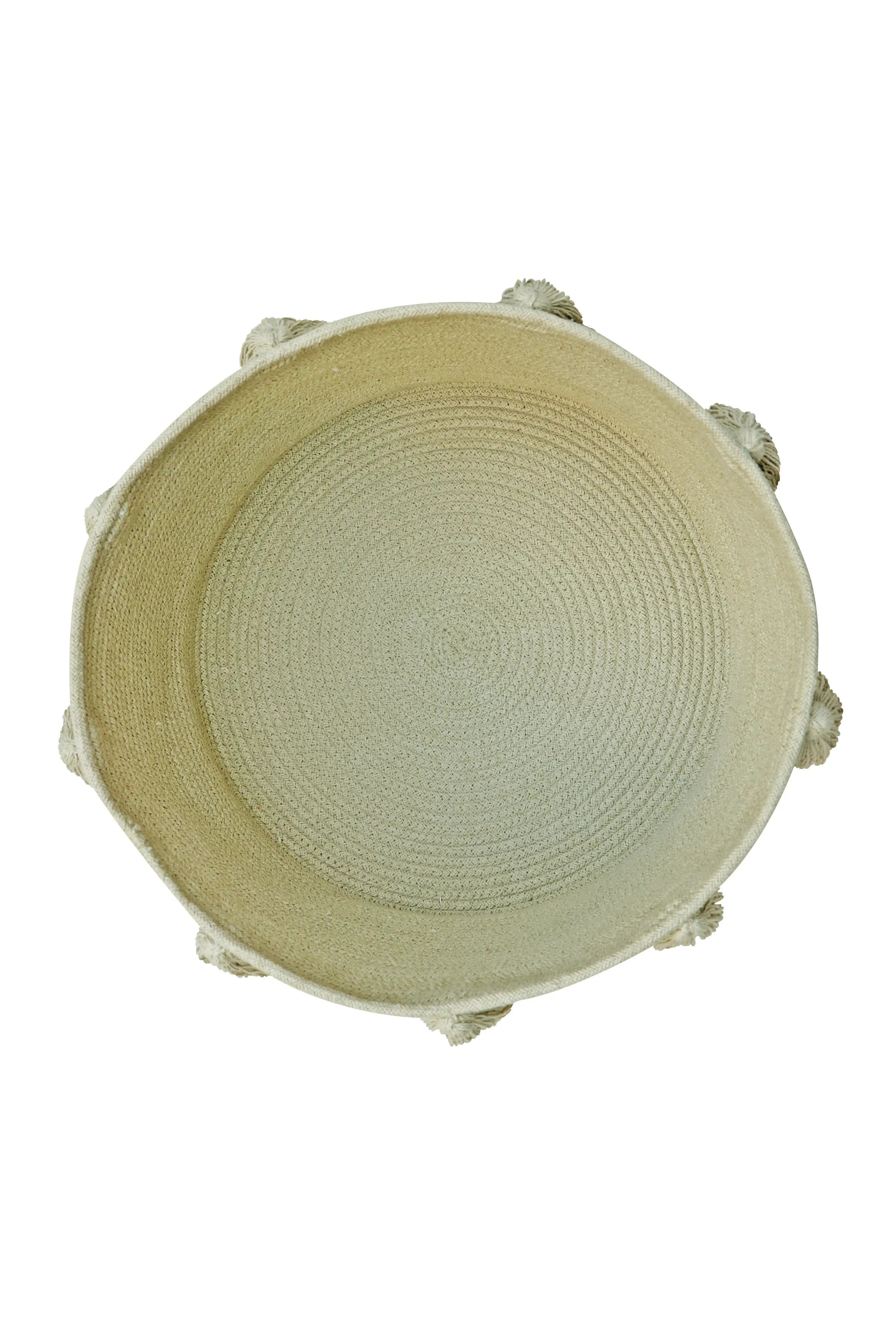 Lorena Canals Basket New Tassels Olive