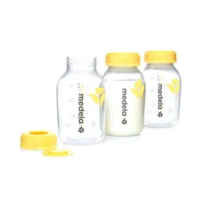 Medela Breast Milk Storage Bottles 150ml 3 IN 1 w/Print