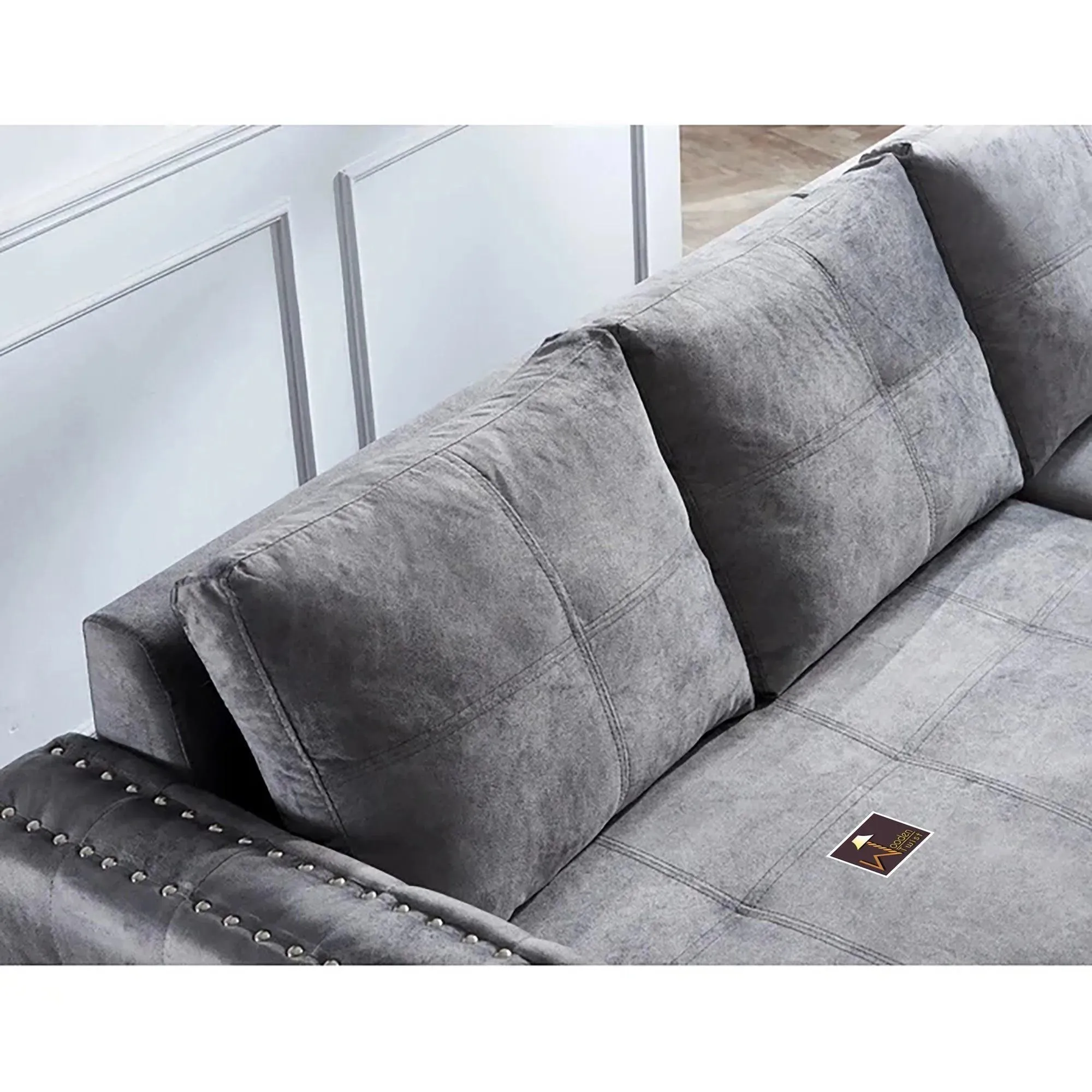 Modern Style  L-Shape Sofa Bed with Comfort Cushion