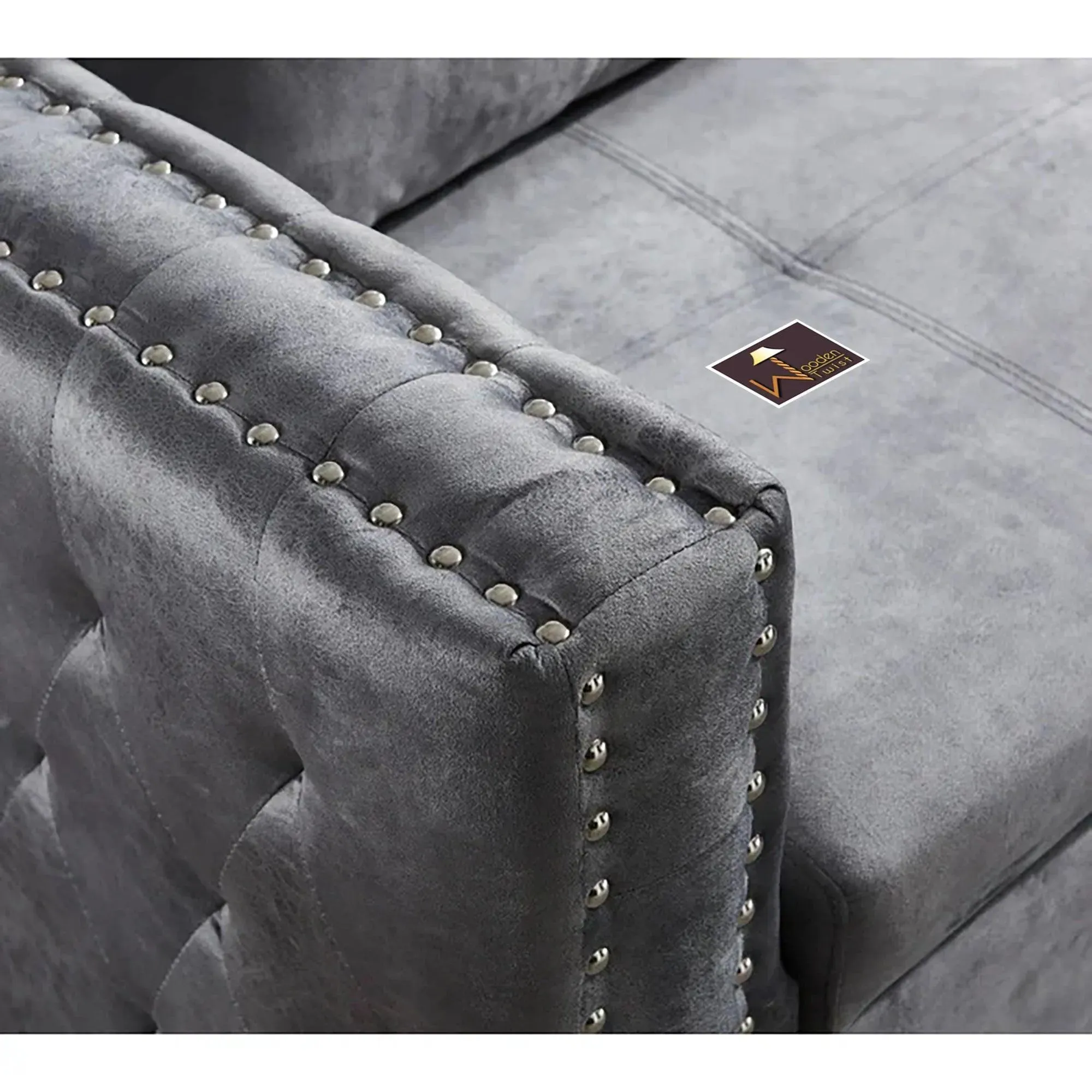 Modern Style  L-Shape Sofa Bed with Comfort Cushion