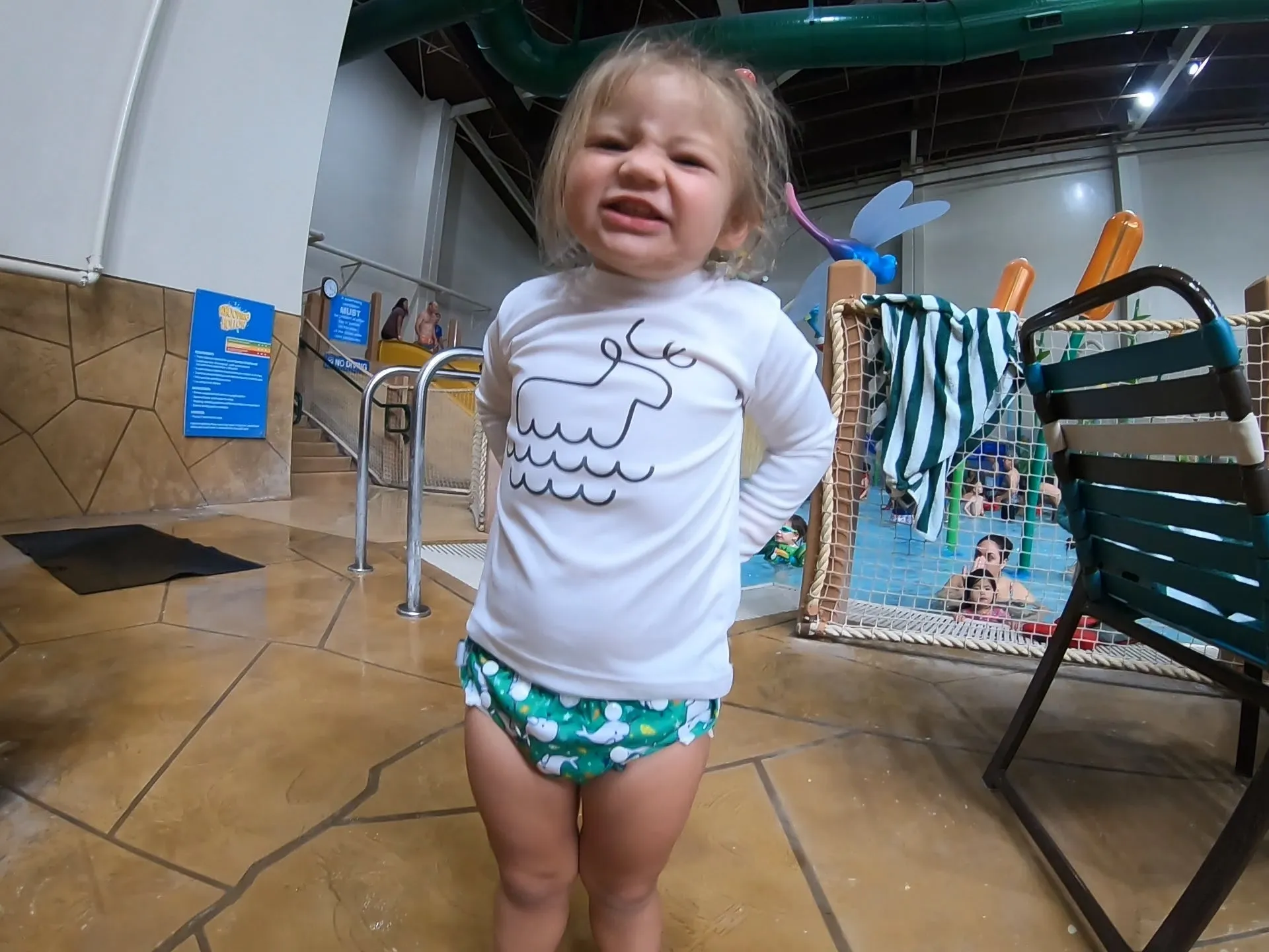 Narwhals 0-3 years Nageuret  Swim Diaper (Green)