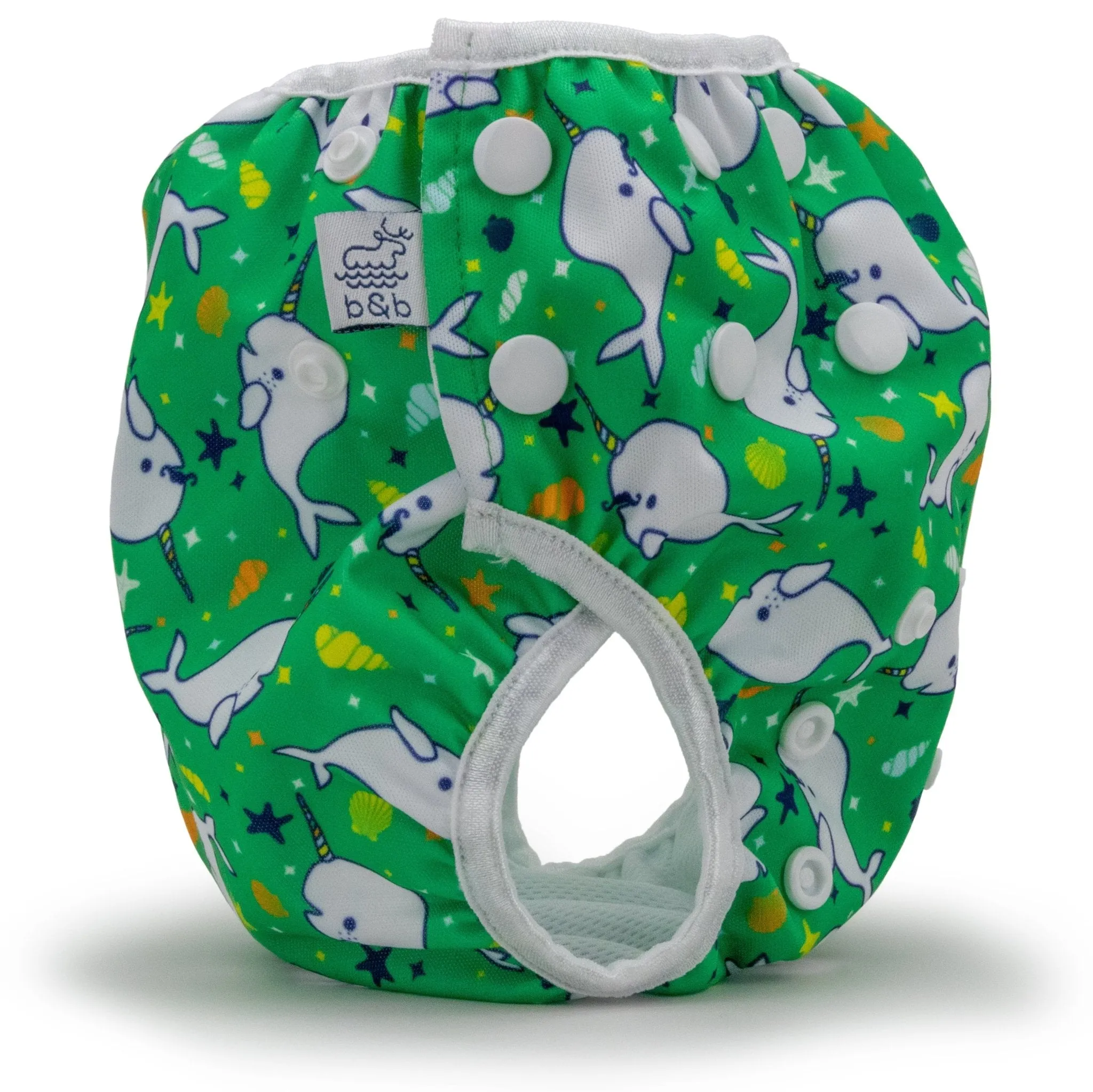 Narwhals 0-3 years Nageuret  Swim Diaper (Green)