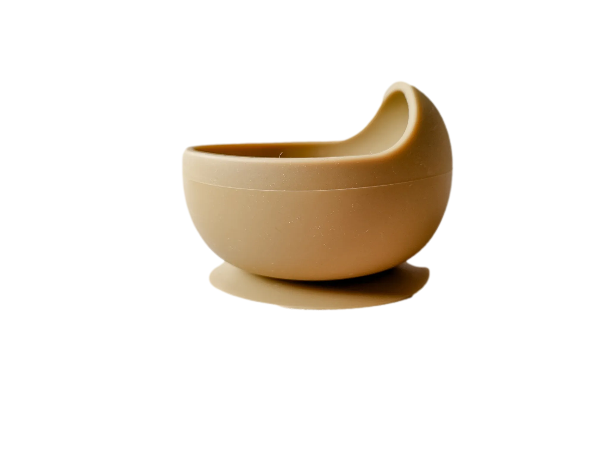 Ochre Silicone Suction Bowl