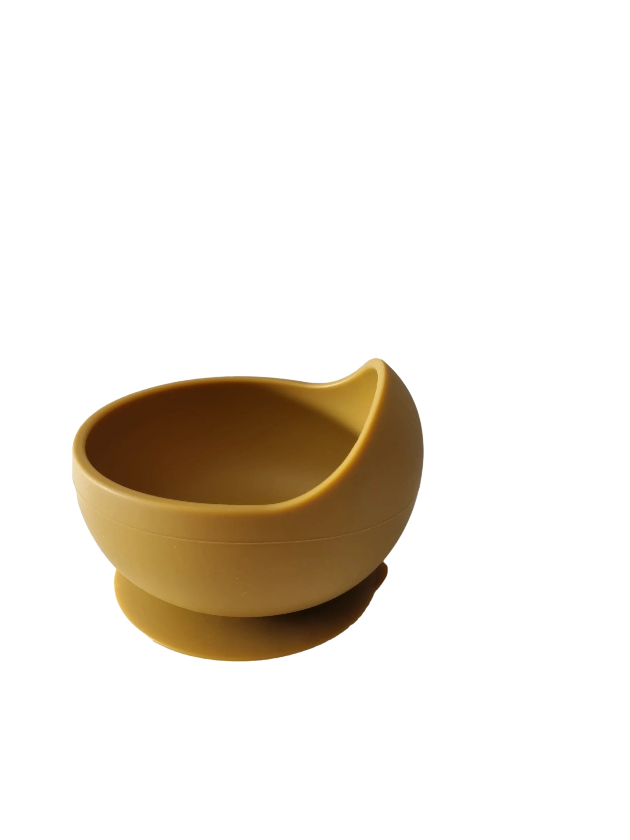 Ochre Silicone Suction Bowl