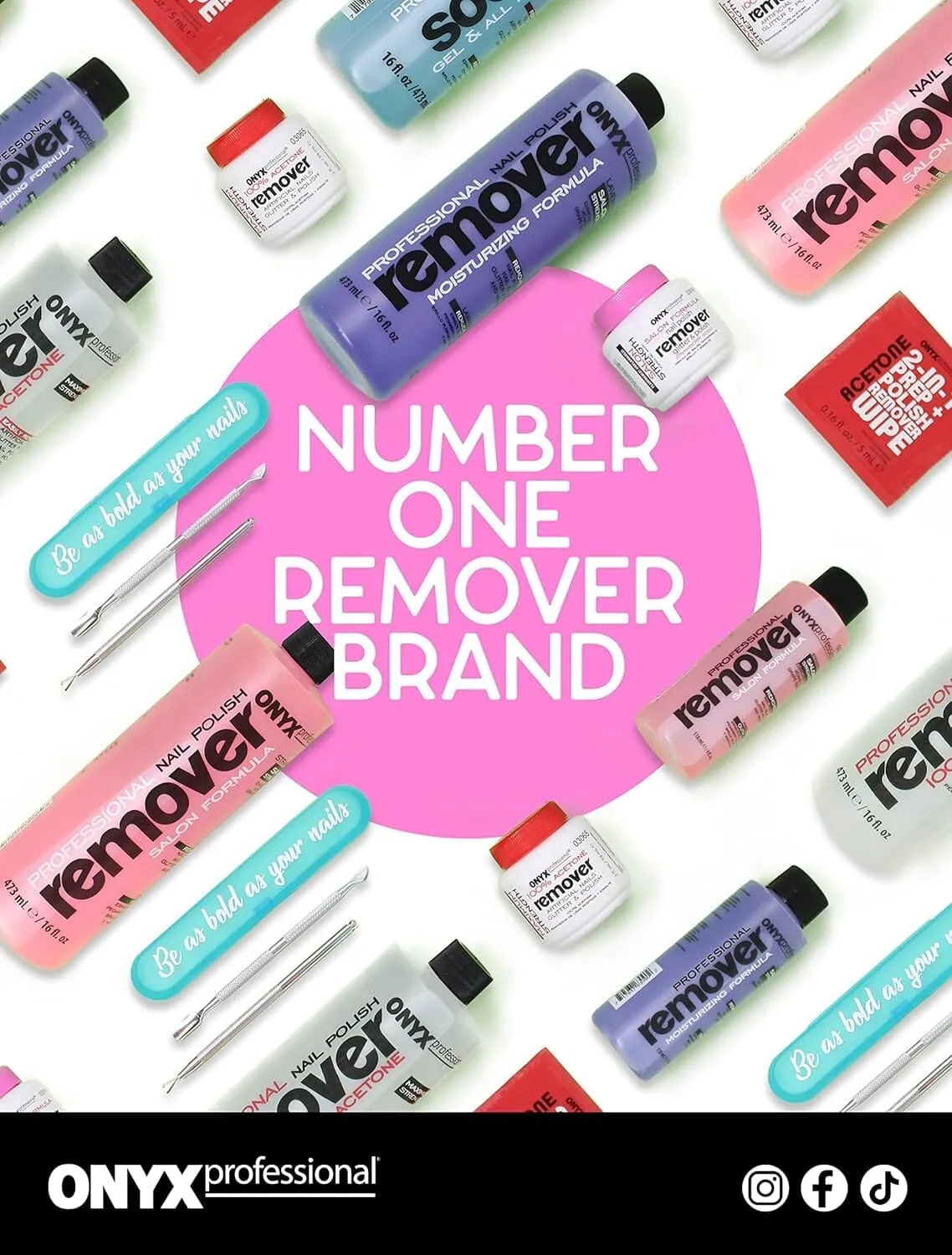 Onyx Professional 100% Acetone Gel Polish Remover