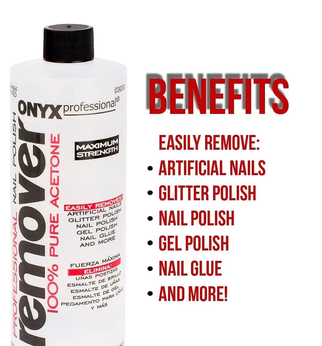 Onyx Professional 100% Acetone Gel Polish Remover