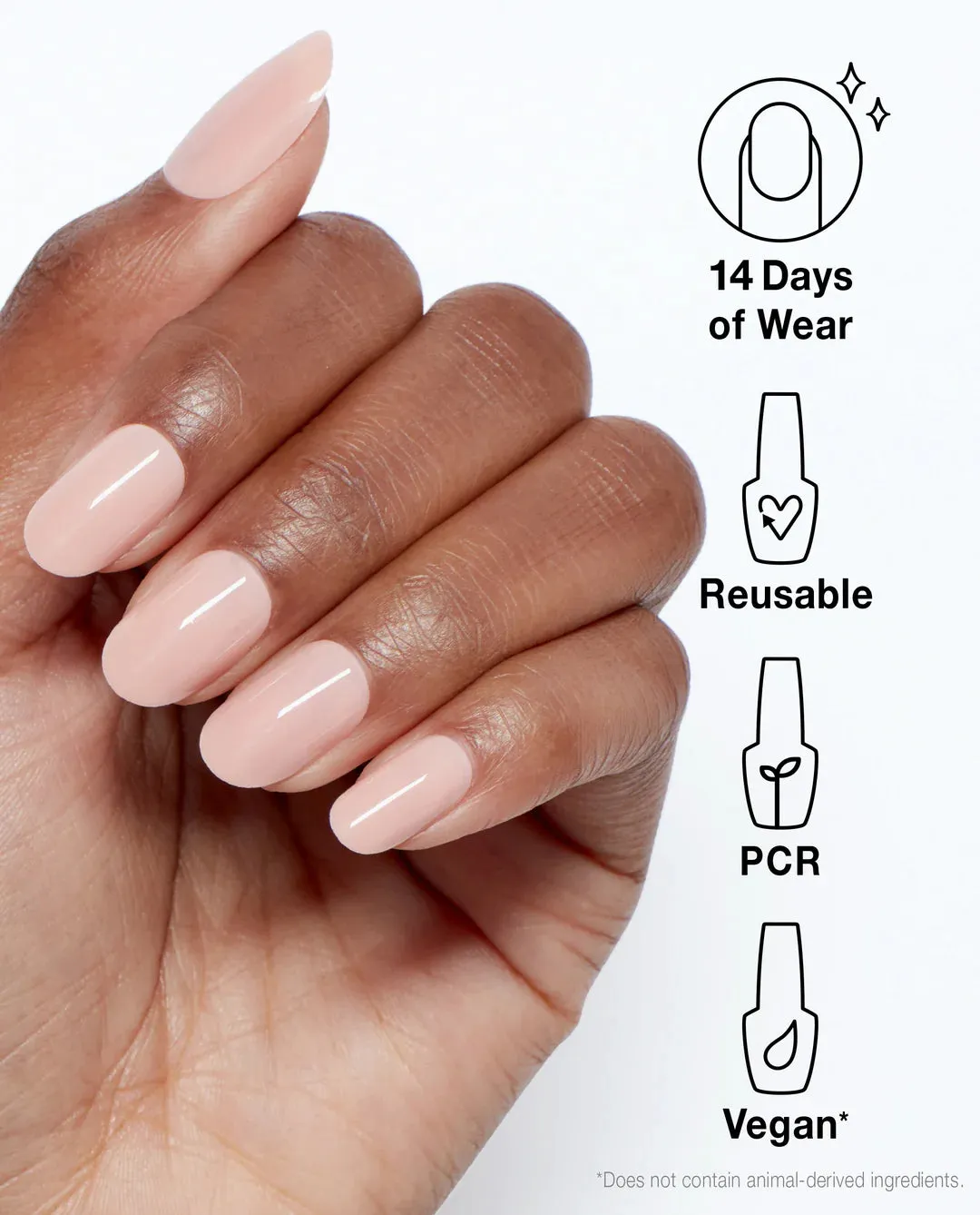 OPI xPRESS/ON Instant Gel-Like Salon Manicure - Bubble Bath - Classic