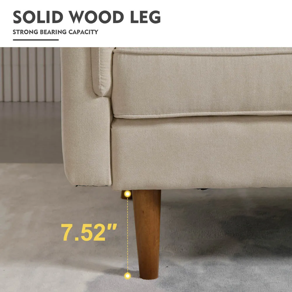 Ovios Living Room 71.65'' Wide 3-Seats Sofa Multiple Colour
