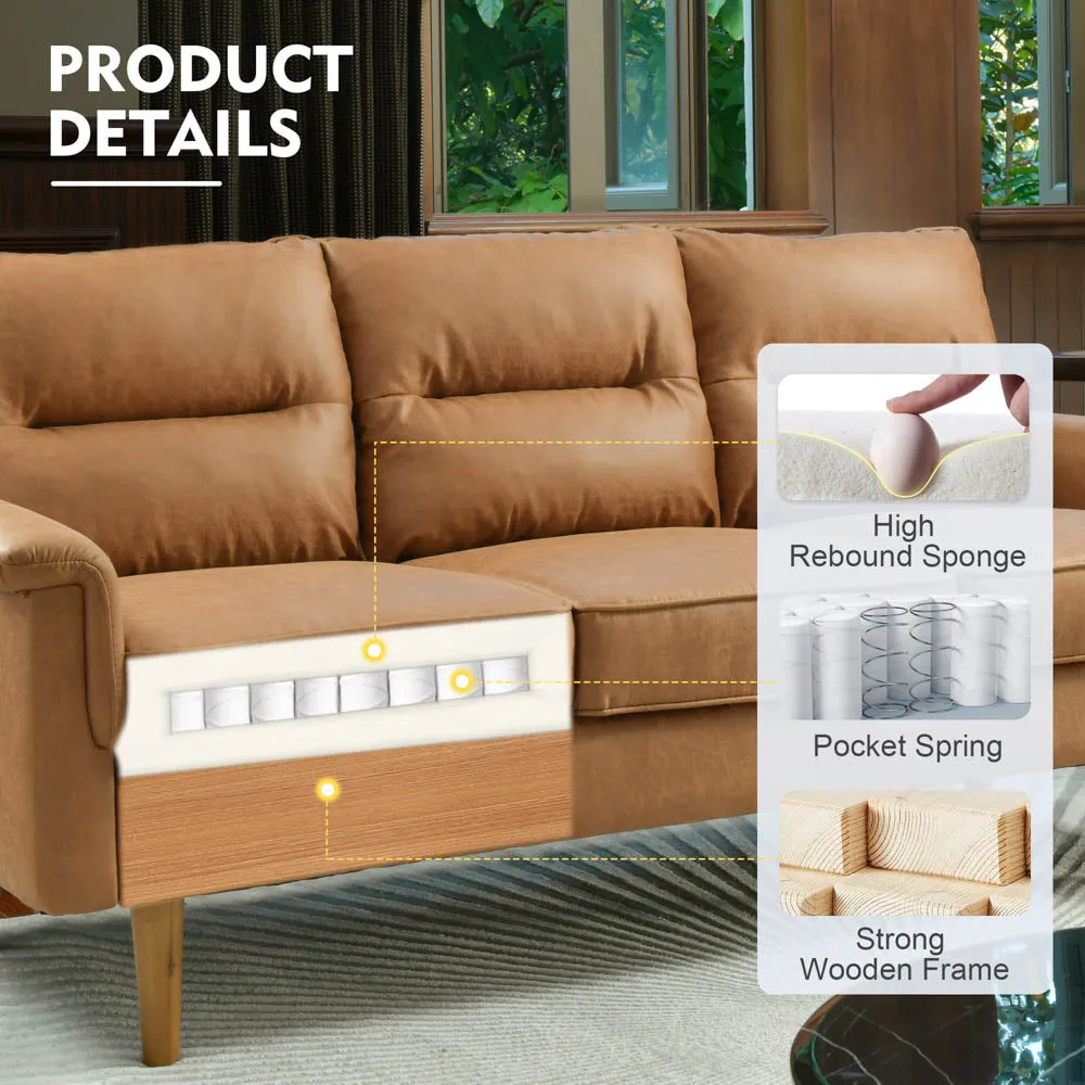 Ovios Living Room 71.65'' Wide 3-Seats Sofa Multiple Colour
