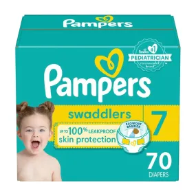 Pampers Swaddlers Active Baby Diapers Enormous Pack - Size 7 - 70ct