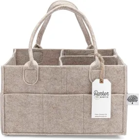 Parker Baby Diaper Caddy - Oatmeal