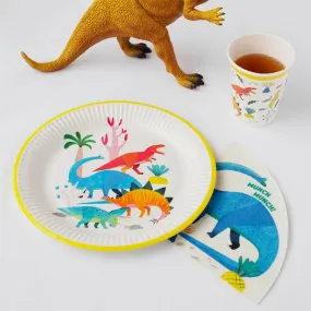 Party Dinosaur Plates Pack of 8