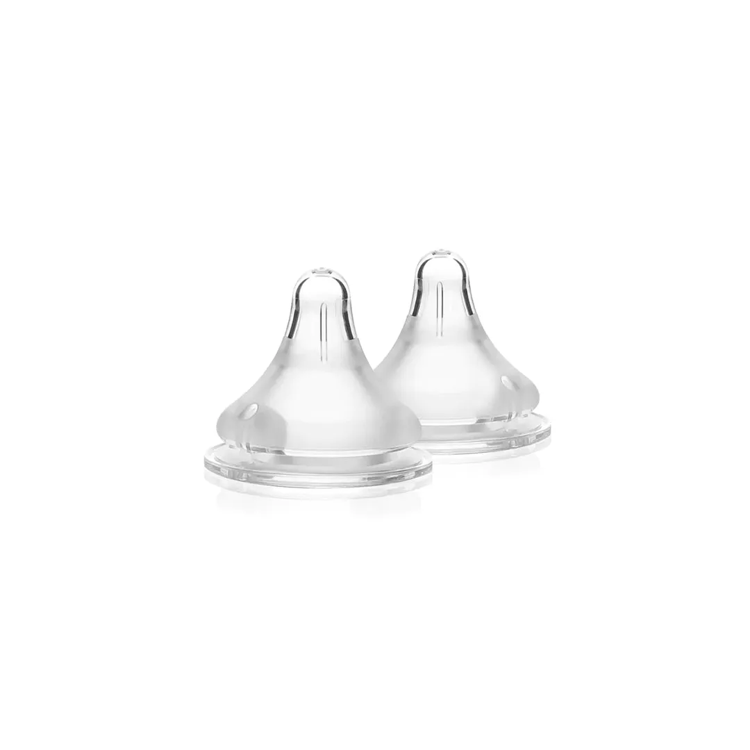 Pippeta Medium Flow Bottle Teats - 2 Pack
