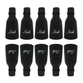 Plastic Nail Clips for Soak Off UV Gel Polish Removal