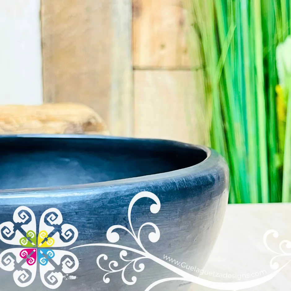 Set of 4 Clay Bowl - Barro Negro Oaxaca