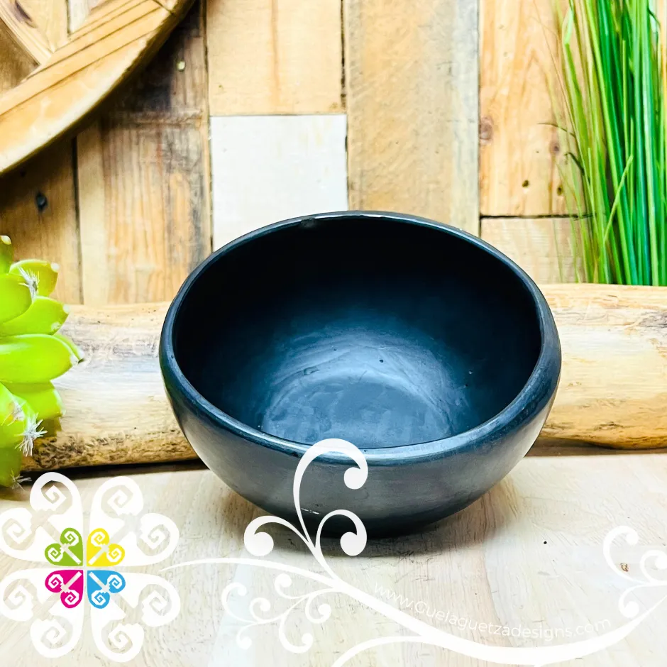 Set of 4 Clay Bowl - Barro Negro Oaxaca
