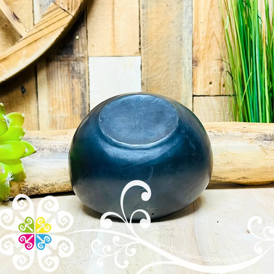 Set of 4 Clay Bowl - Barro Negro Oaxaca