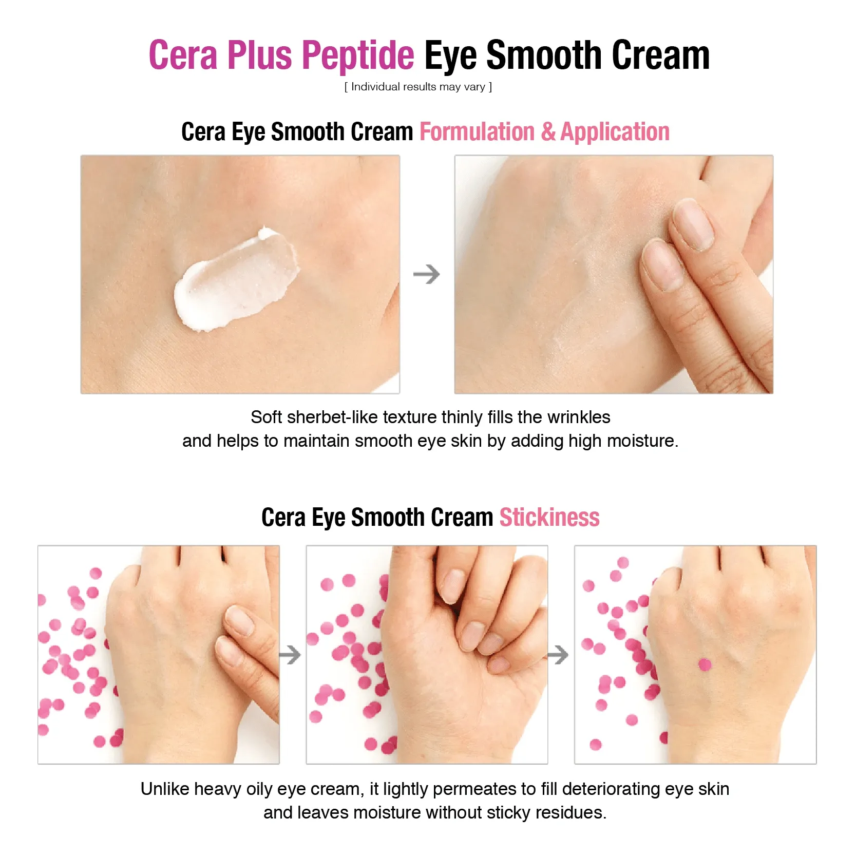 so natural Cera Plus Peptide Eye Smooth Cream