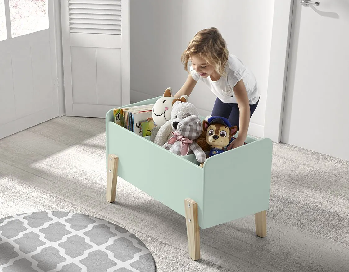 Vipack Kiddy Toy Box Mint Green