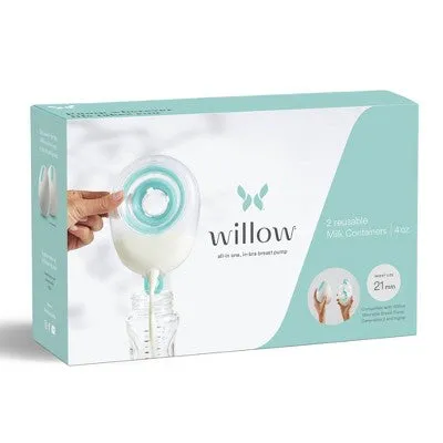 Willow 3.0 Reusable Breast Milk Container - 24mm - 2pk
